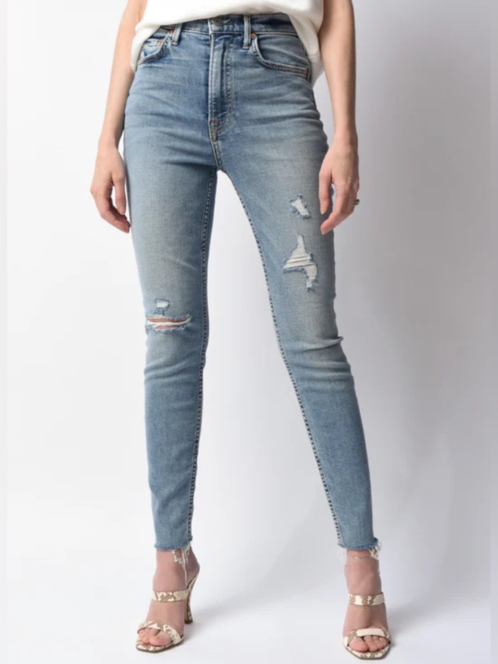 GRLFRND Kendall High-Rise Skinny Jeans